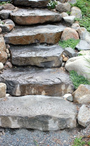 stone stairs