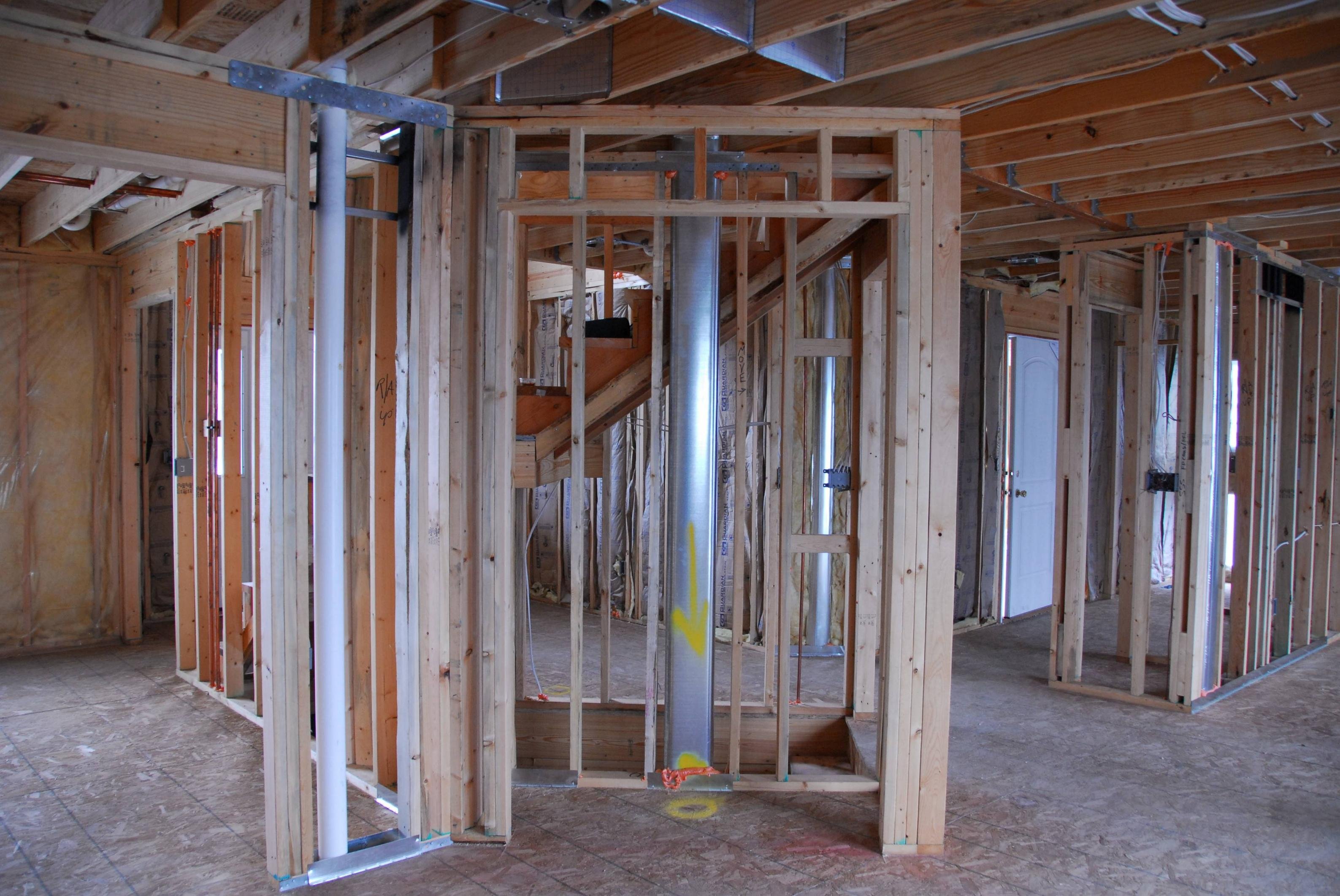 Framing of Pantry Closet