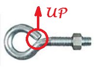 bent eye bolt